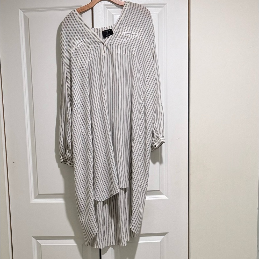Ulla Johnson Black and White Striped Top